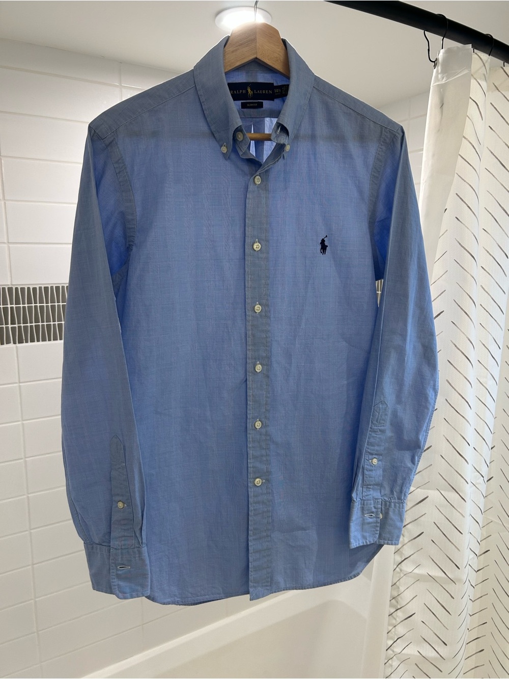 Ralph Lauren Light Blue Button-Down Dress Shirt